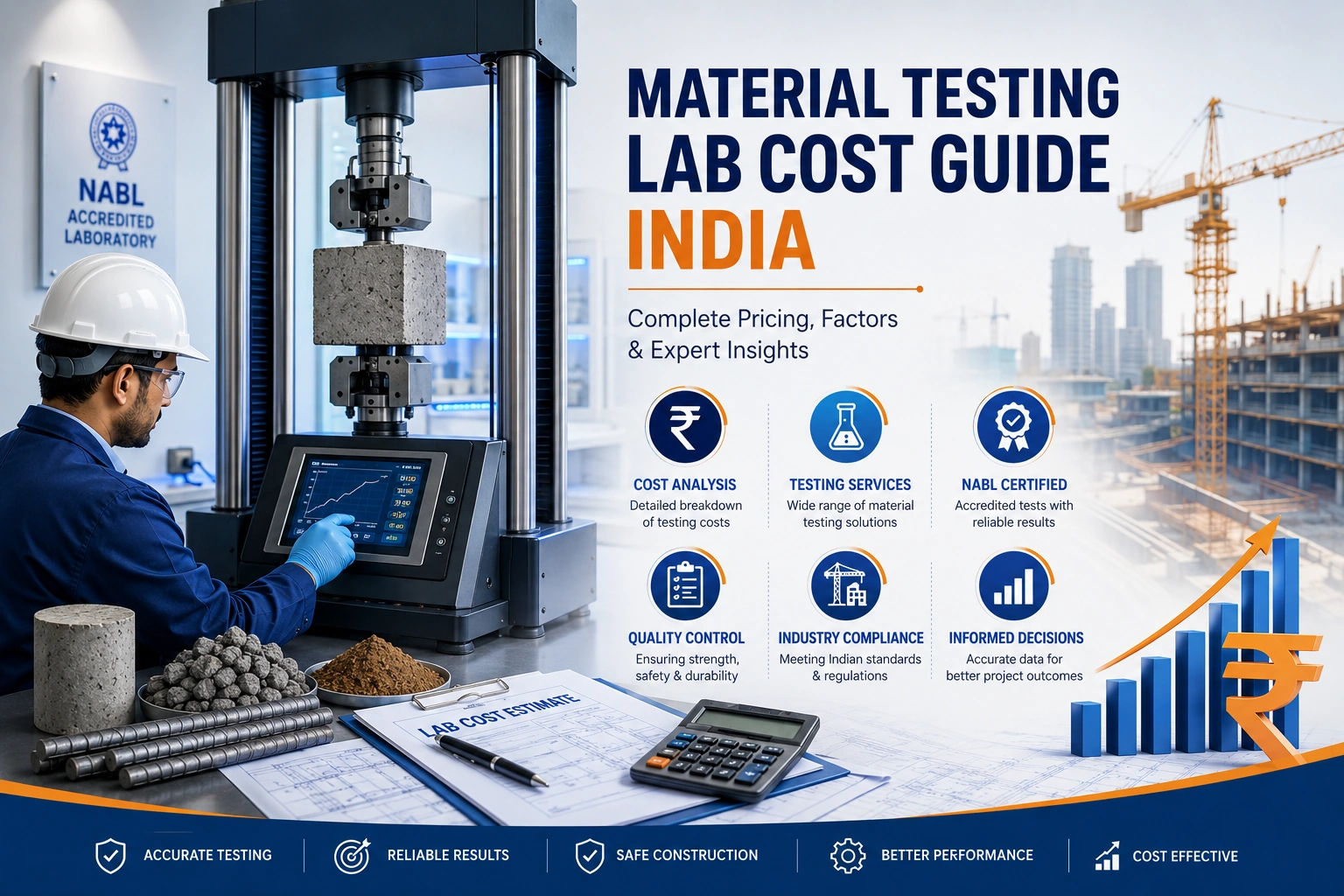 Material Testing Lab Cost in India (2026) | Global Lab